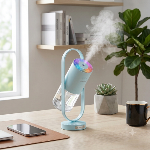AuraDrift Sky Humidifier – USB Projection Night Light Humidifier
